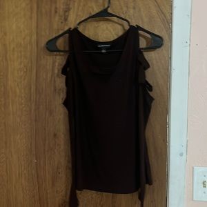 Shirt with arm cut outs